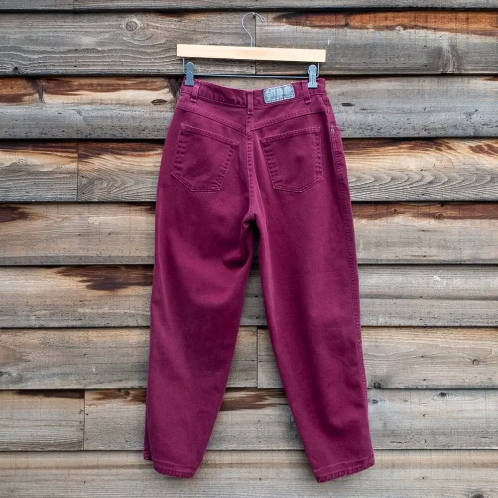 Gitano Vintage Maroon High-Rise Jeans 27” - Picture 2 of 3